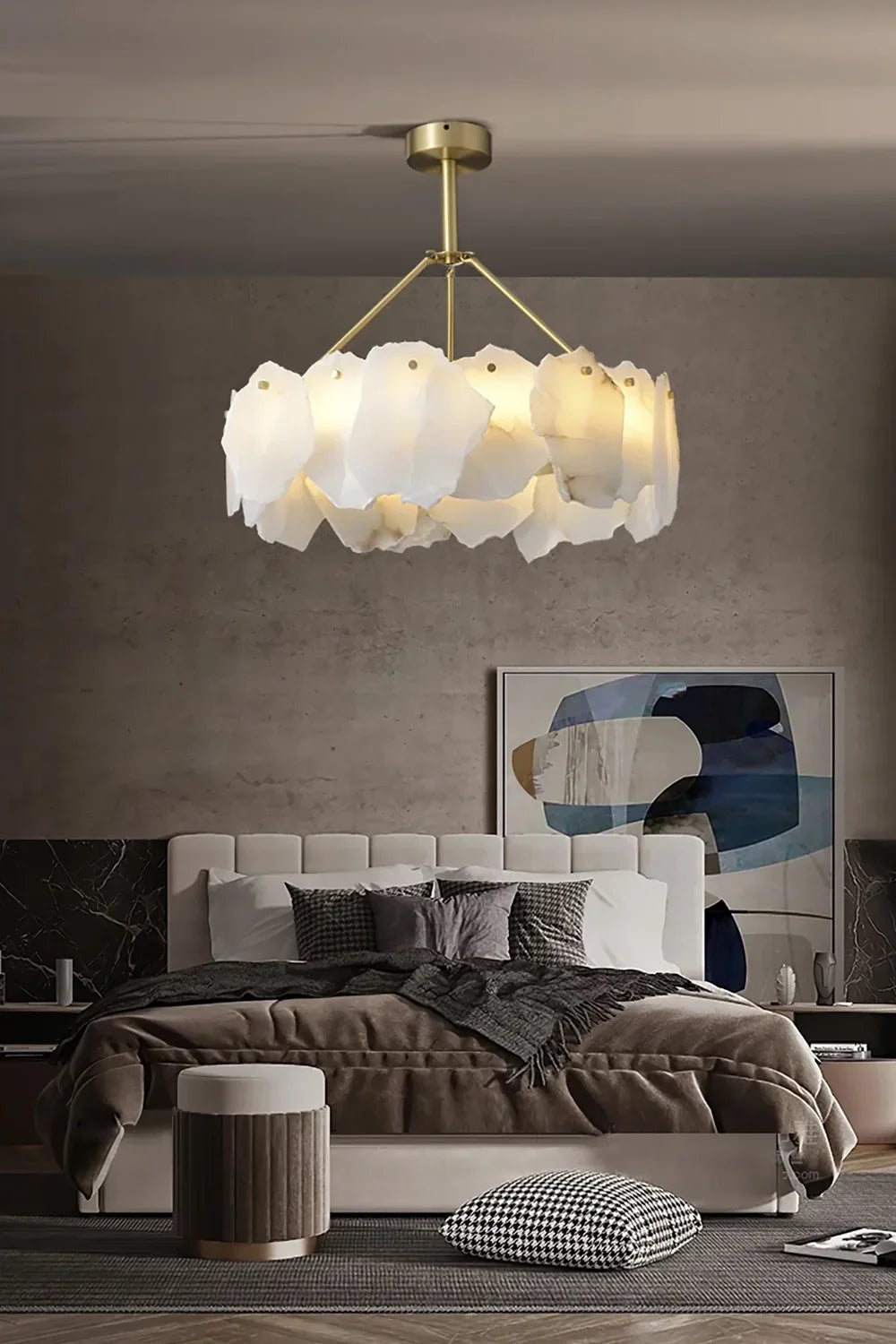 Burton Marble Chandelier - everlamps