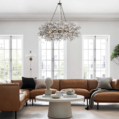 Fiore Crown Chandelier 39" 48" 60"