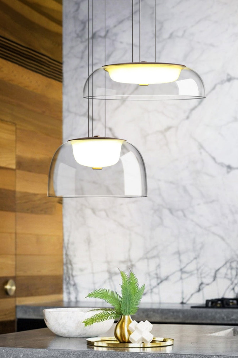 CLIFTON Glass Pendant Light - everlamps