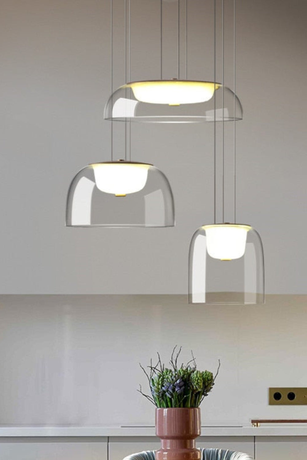 CLIFTON Glass Pendant Light - everlamps