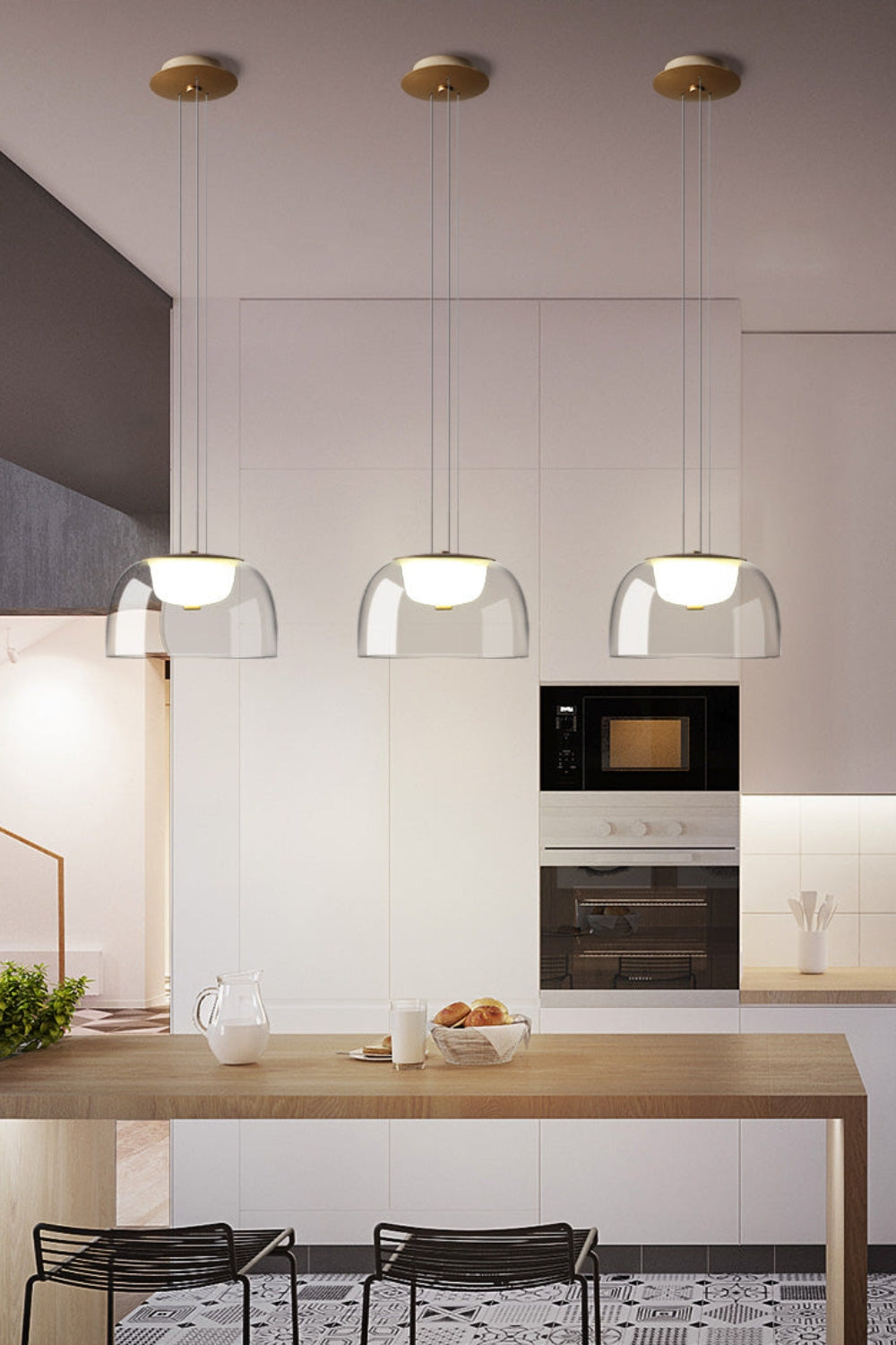 CLIFTON Glass Pendant Light - everlamps