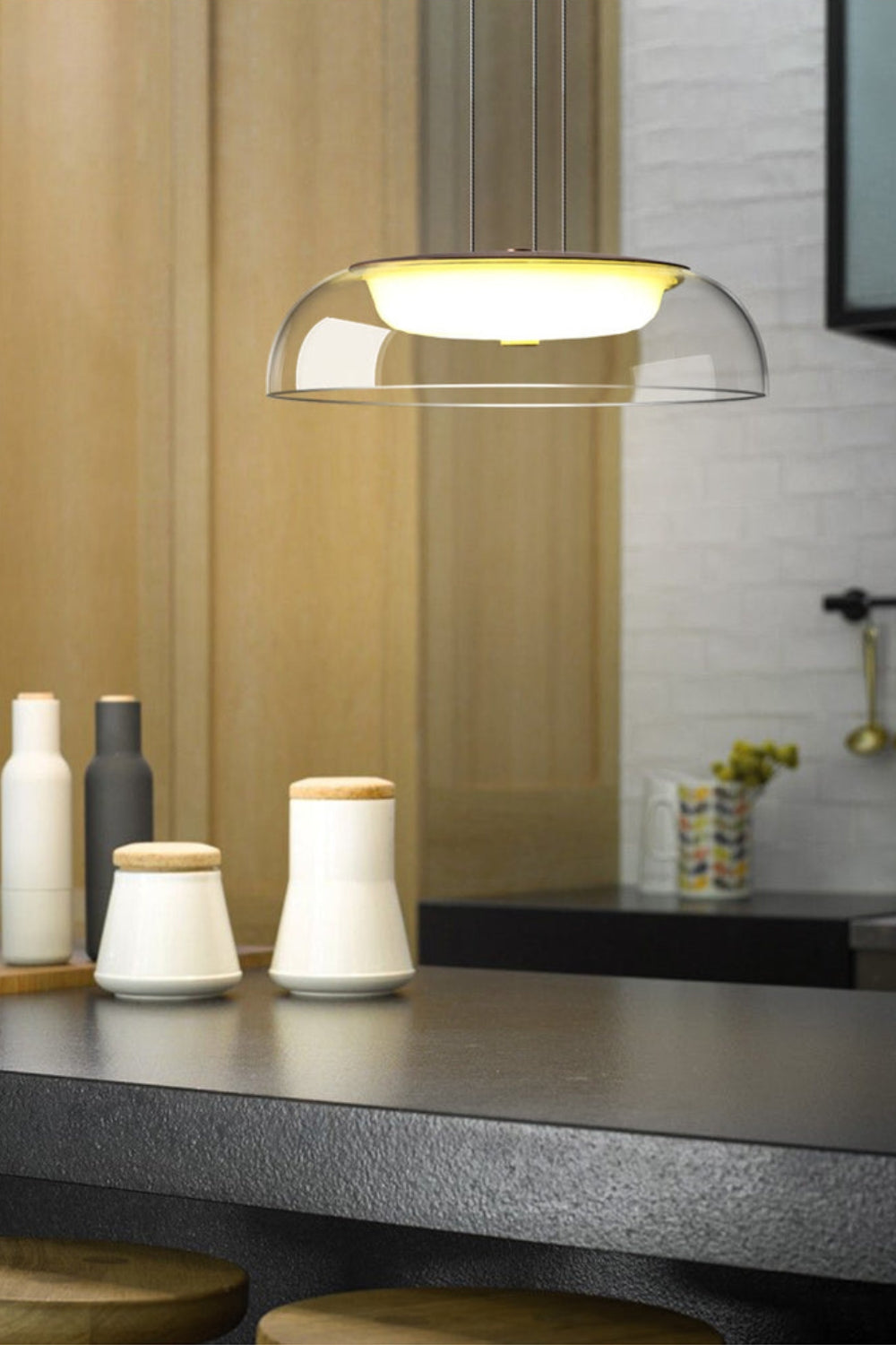 CLIFTON Glass Pendant Light - everlamps