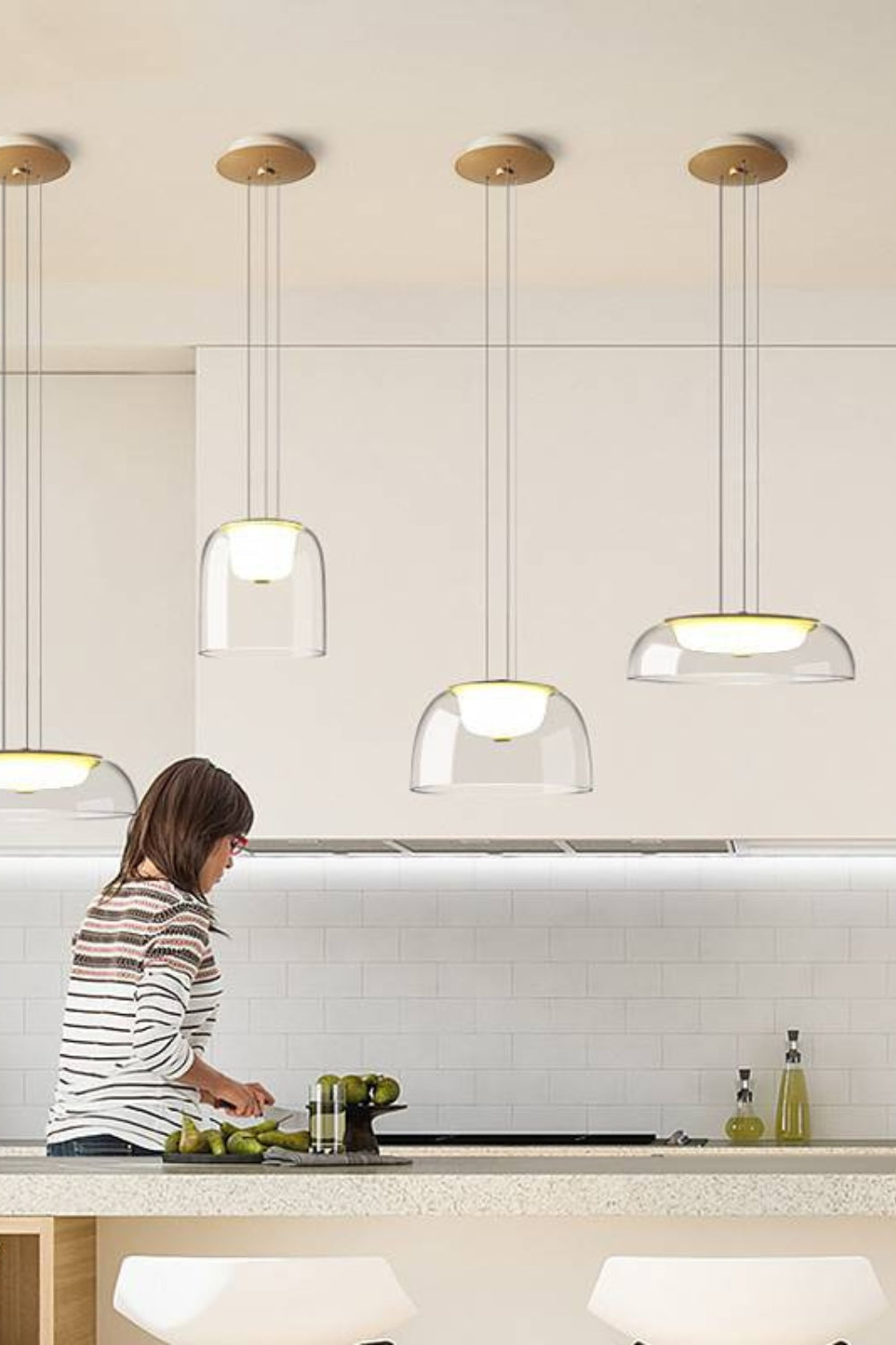 CLIFTON Glass Pendant Light - everlamps