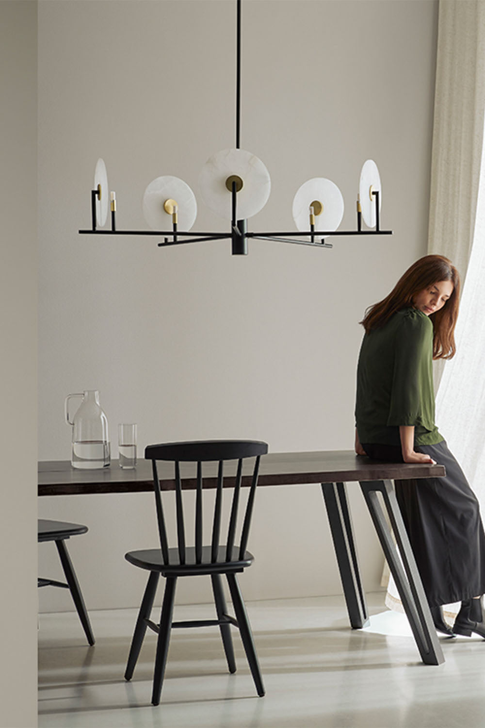 Callisto Marble Chandelier - view 11 | everlamps