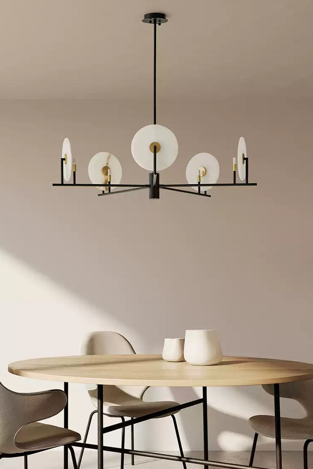 Callisto Marble Chandelier - view 4 | everlamps