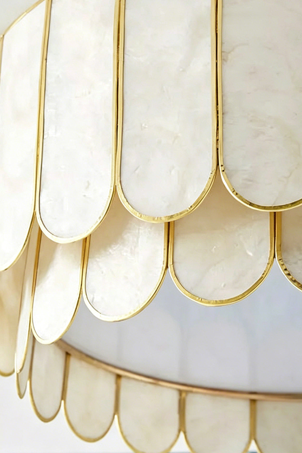 Ceiling Luxury Shell Ceiling Light |Shell detail | vexa lamps