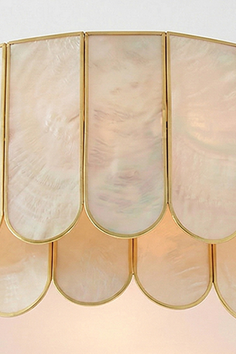 Ceiling Luxury Shell Ceiling Light |Shell detail | vexa lamps