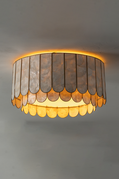 Ceiling Luxury Shell Ceiling Light - view 3 | everlamps