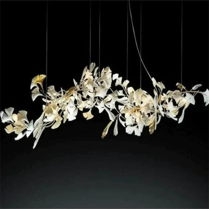 Eden Ginkgo Ceramic Luxury Branch Chandelier