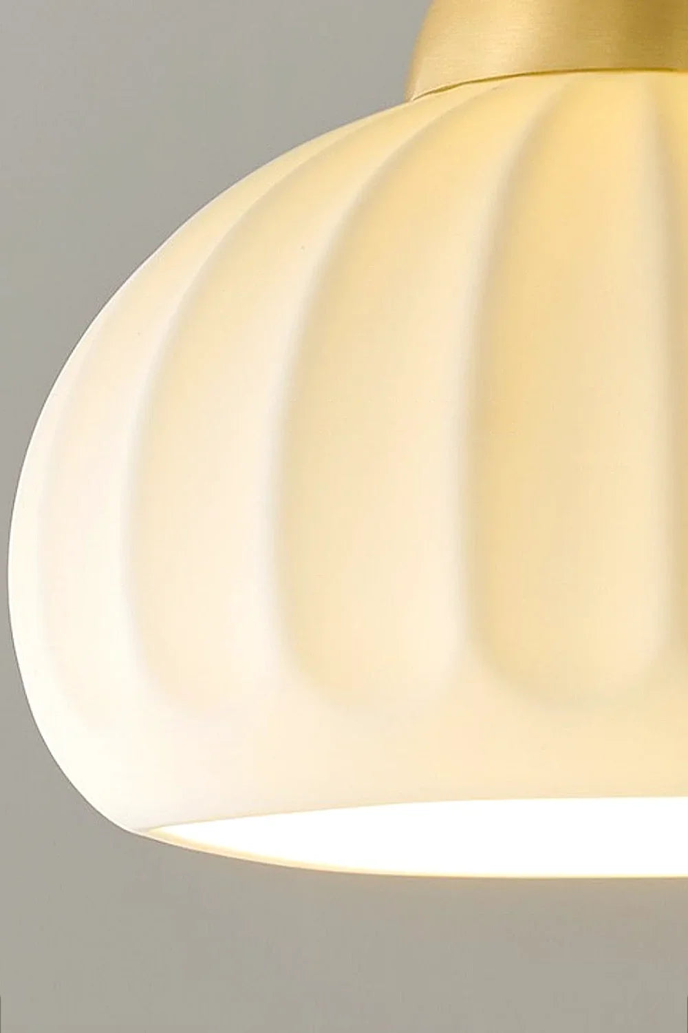 Ceramic Brass Ceiling Light - view 14 | everlamps