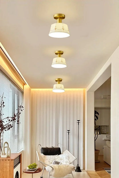 Ceramic Printed Ceiling Light - view 5 | everlamps