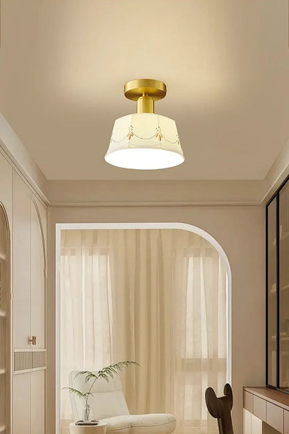 Ceramic Printed Ceiling Light - view 2 | everlamps