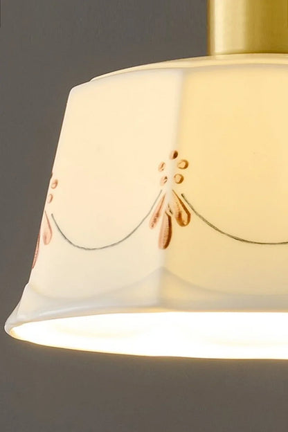 Ceramic Printed Ceiling Light - view 9 | everlamps