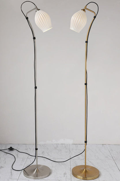 Ceramic Ribbed Floor Lamp - everlamps