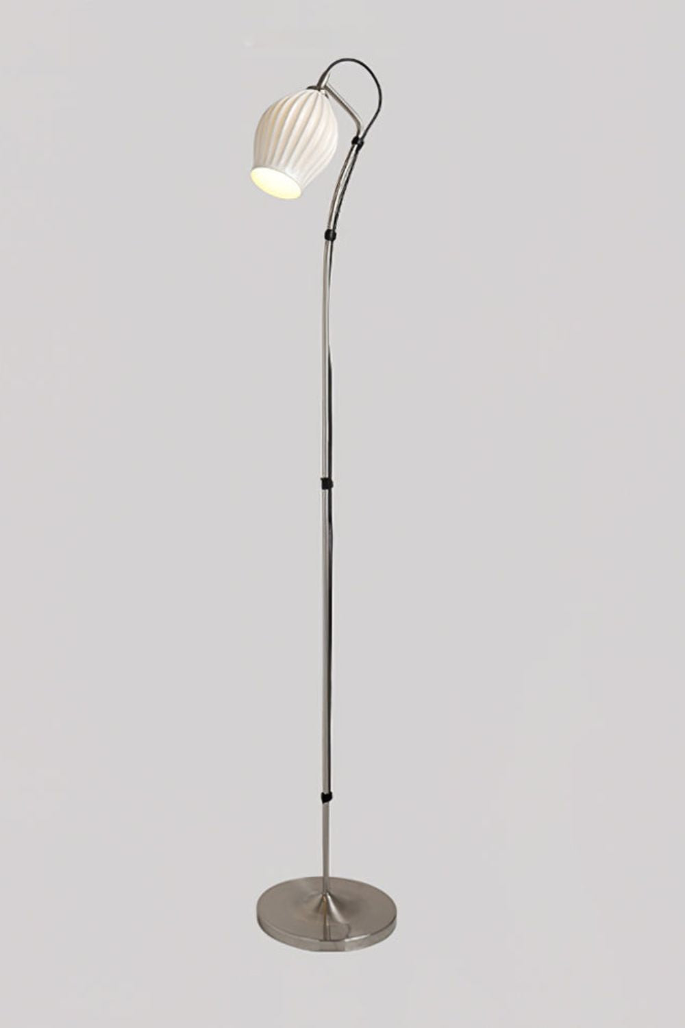 Ceramic Ribbed Floor Lamp - everlamps
