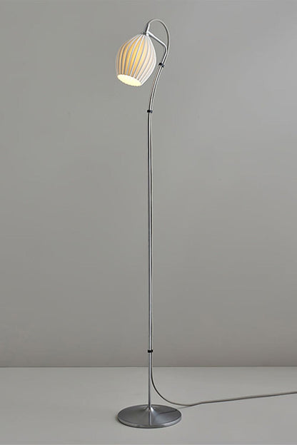 Ceramic Ribbed Floor Lamp - everlamps