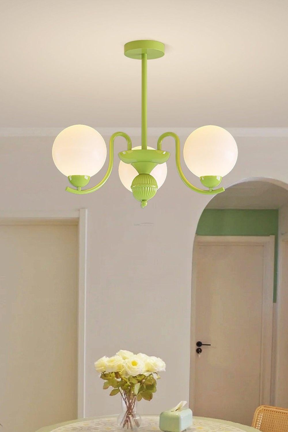 Citrus Globe Chandelier - view 4 | everlamps