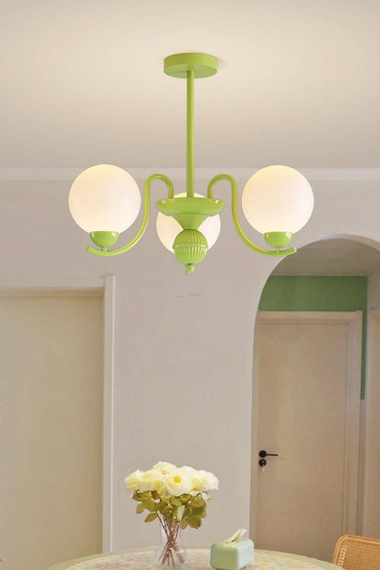Citrus Globe Chandelier - view 4 | everlamps