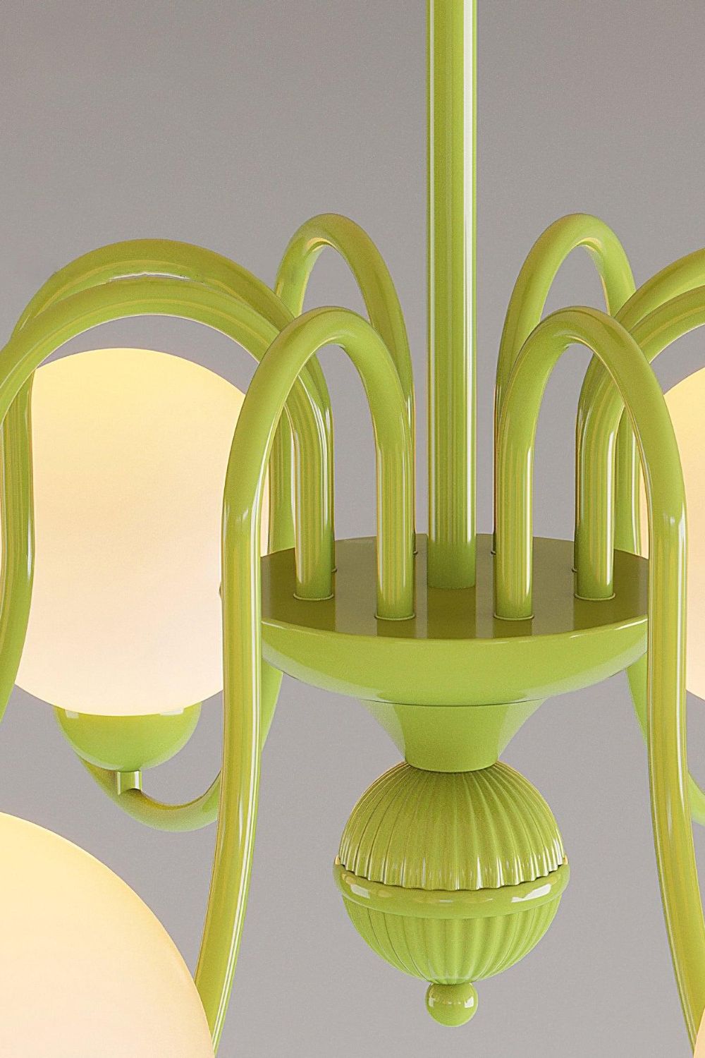 Citrus Globe Chandelier - view 7 | everlamps