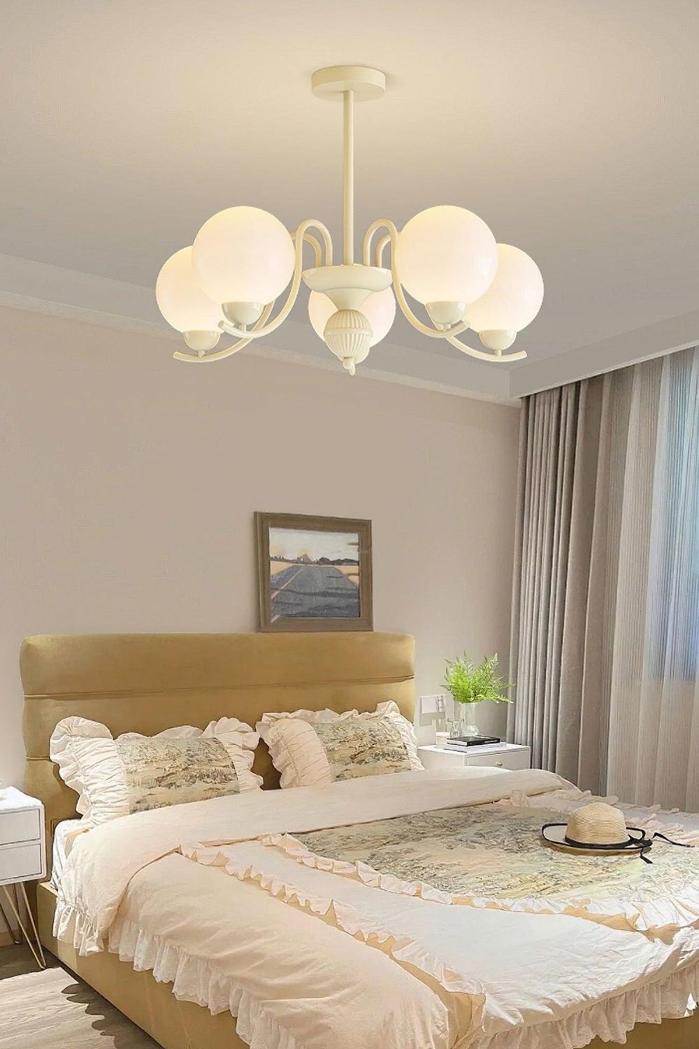 Citrus Globe Chandelier - view 5 | everlamps