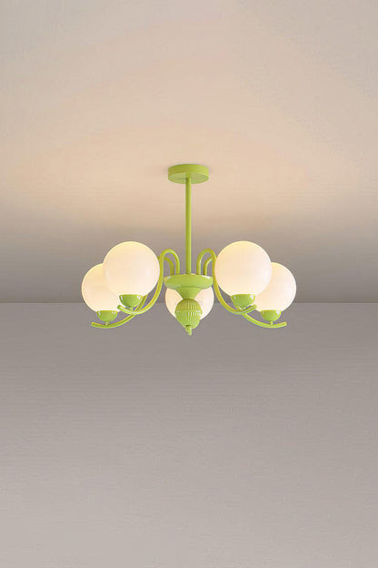 Citrus Globe Chandelier - view 9 | everlamps