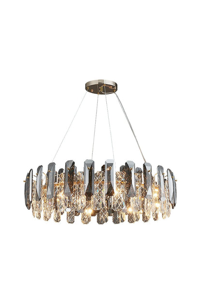 Clear Crystal Drum Pendant Lamp - everlamps