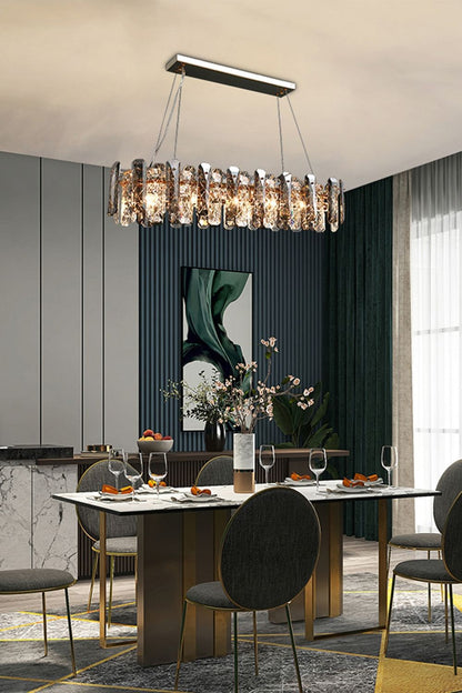 Clear Crystal Drum Pendant Lamp - everlamps