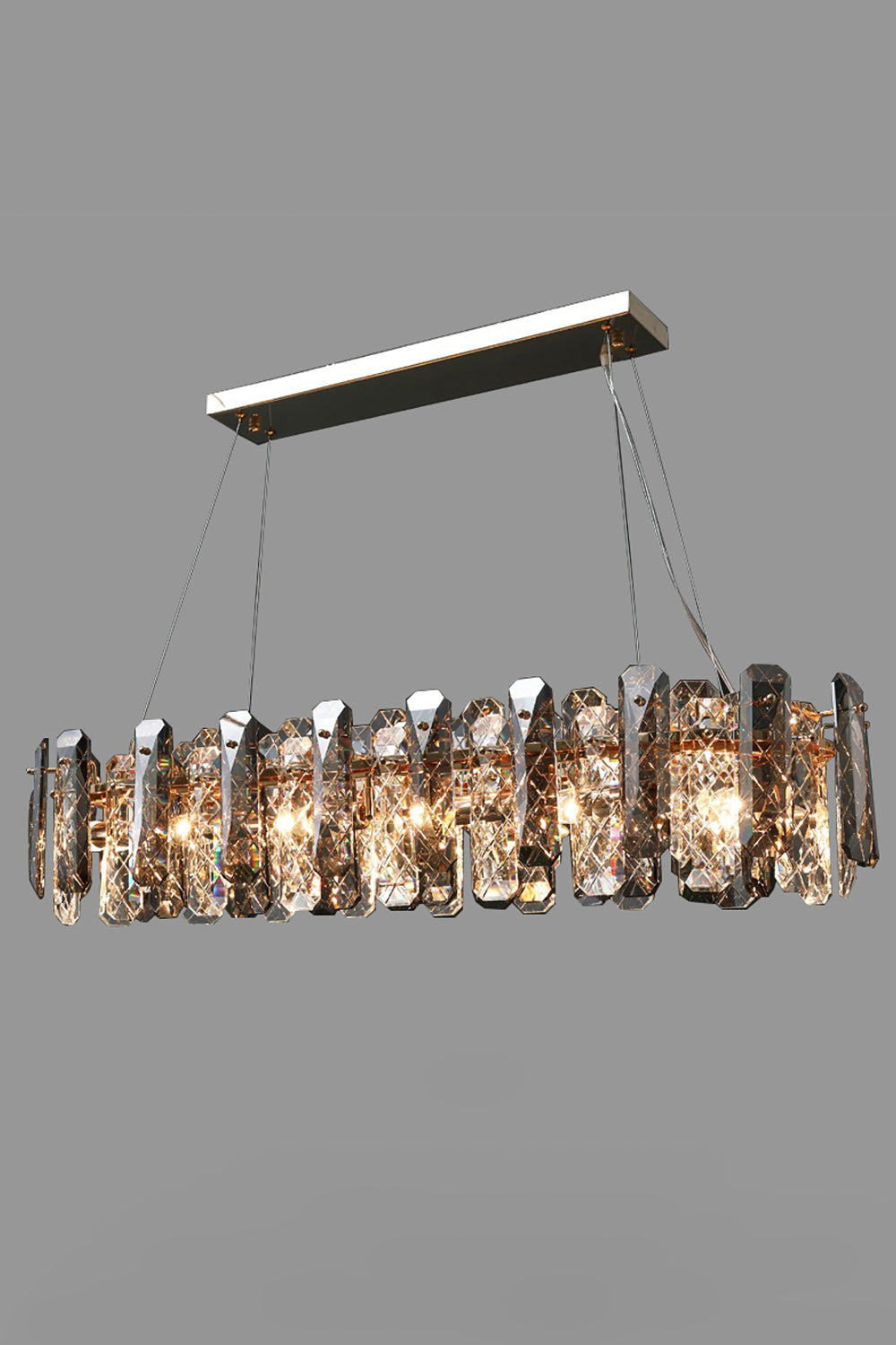 Clear Crystal Drum Pendant Lamp - everlamps