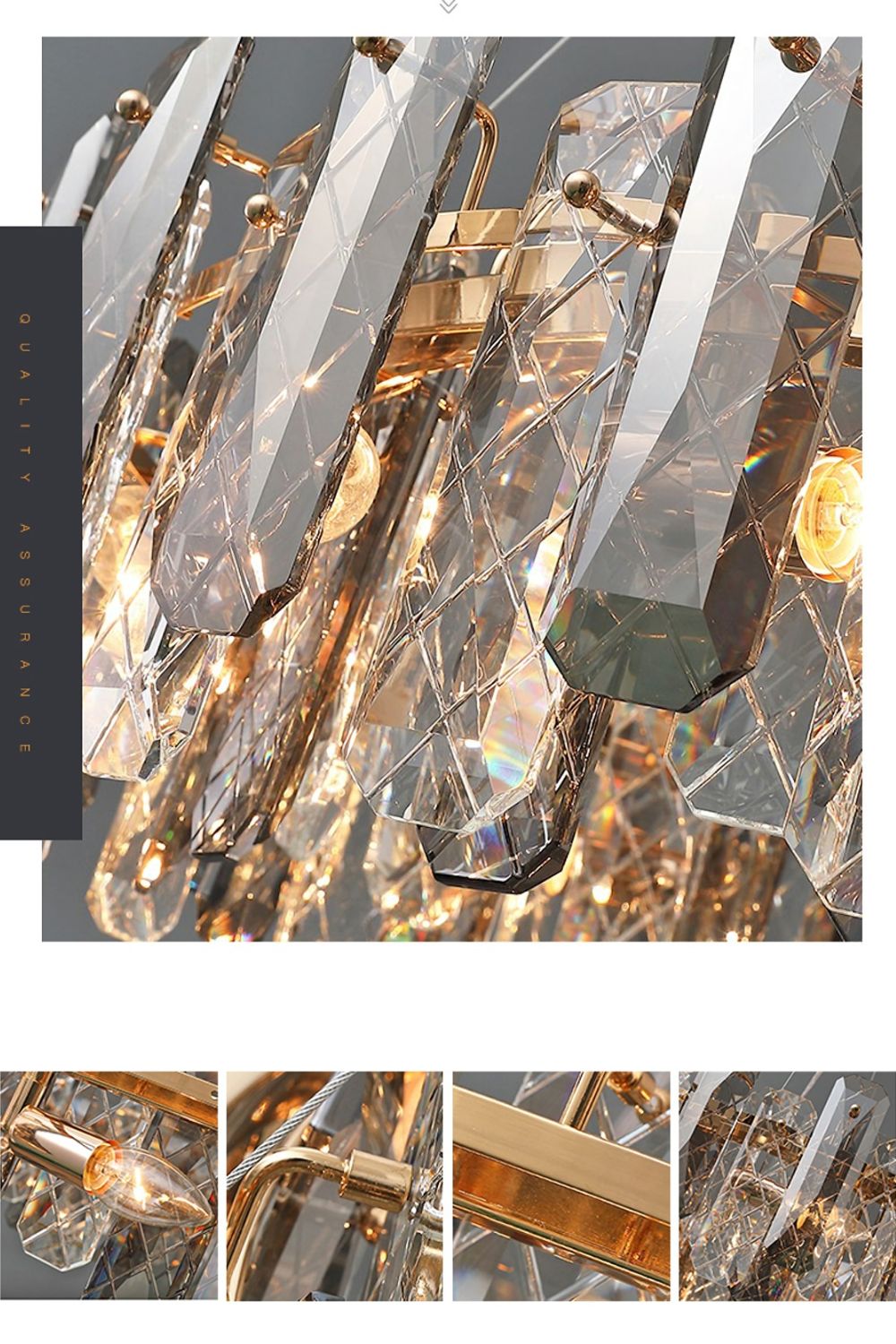 Clear Crystal Drum Pendant Lamp - everlamps