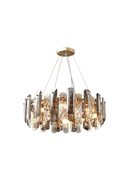 Clear Crystal Drum Pendant Lamp - everlamps