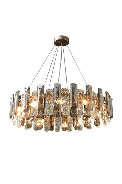 Clear Crystal Drum Pendant Lamp - everlamps