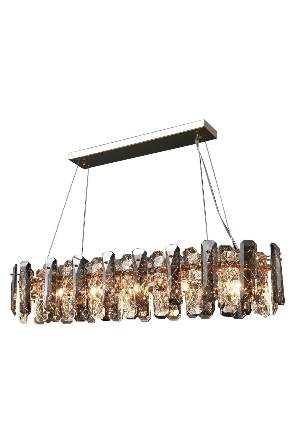 Clear Crystal Drum Pendant Lamp - everlamps