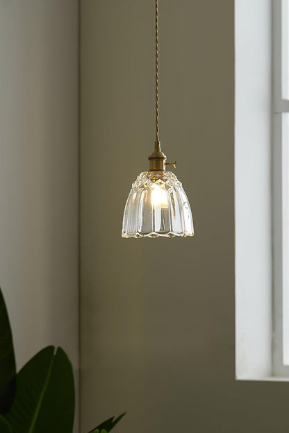 Clear Glass Fulbright Pendant Light - view 4 | everlamps