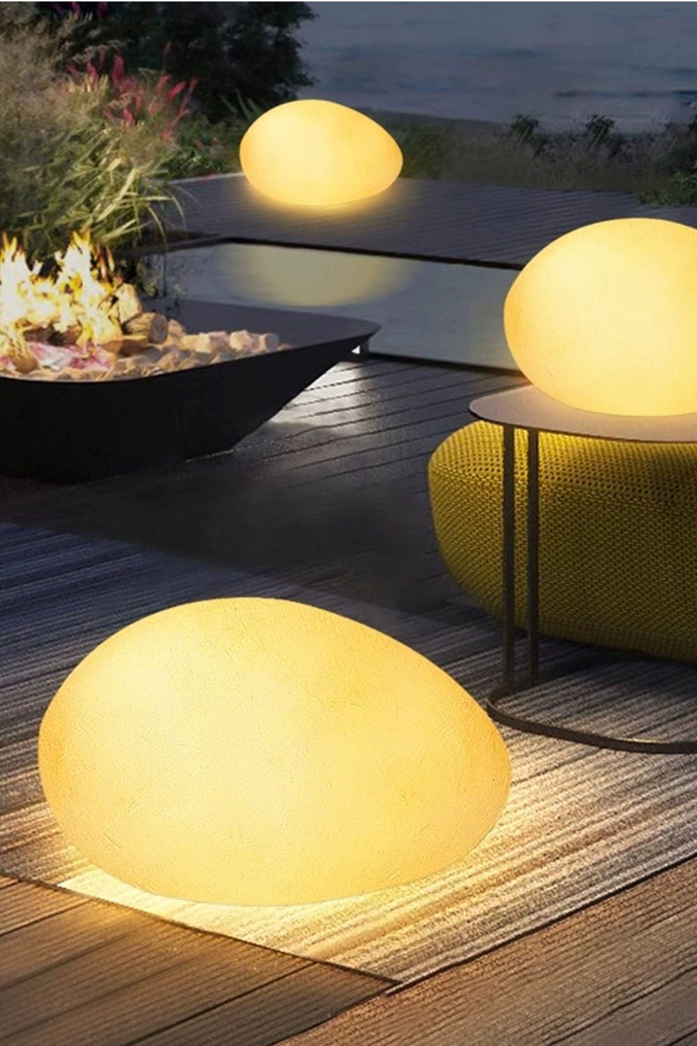 Cobblestone Outdoor Floor Lamp - view 2 | everlamps