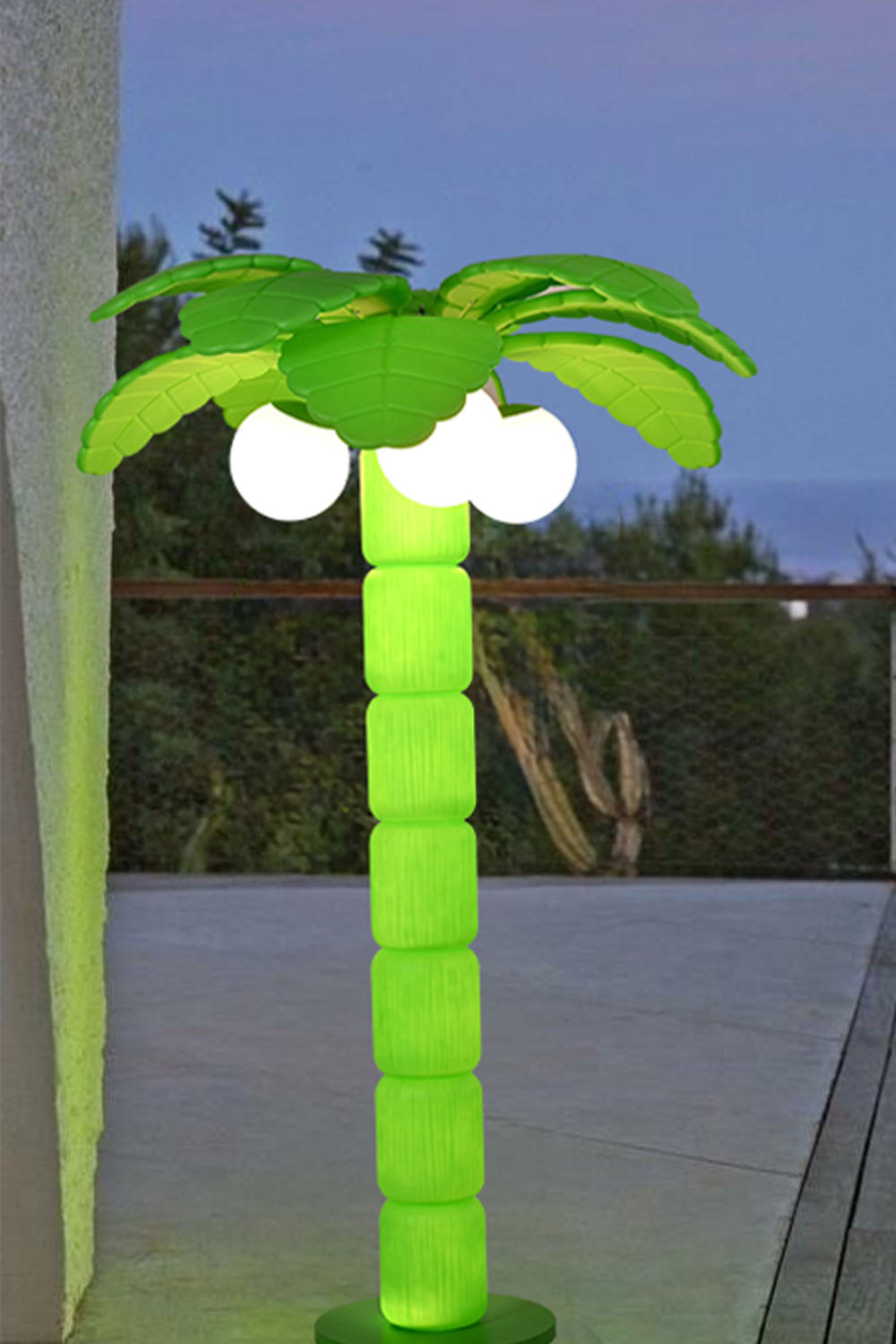 Coconut Tree Outdoor Floor Lamp - view 19 | everlamps