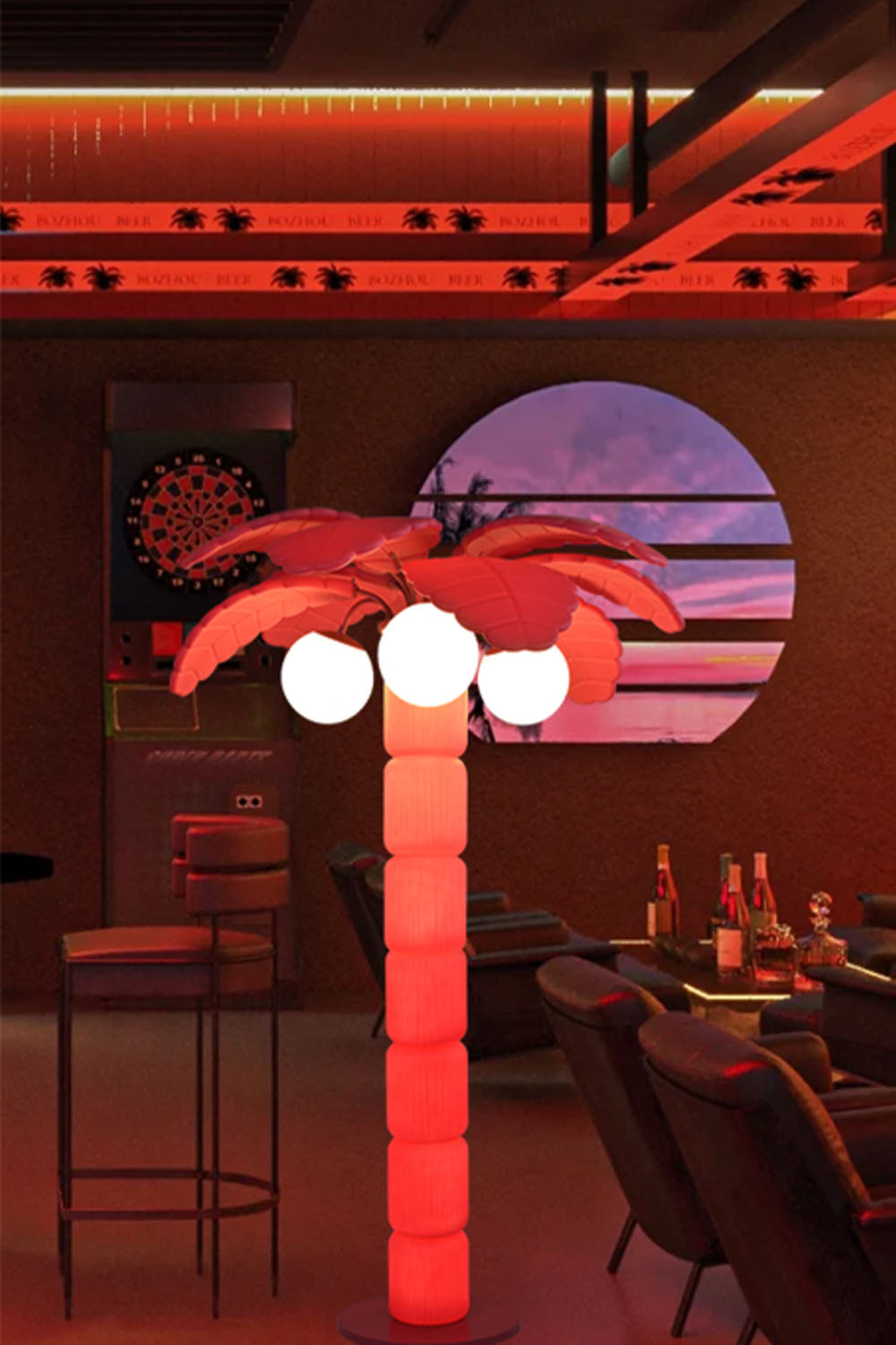 Coconut Tree Outdoor Floor Lamp - view 20 | everlamps