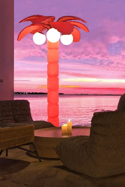 Coconut Tree Outdoor Floor Lamp - view 7 | everlamps