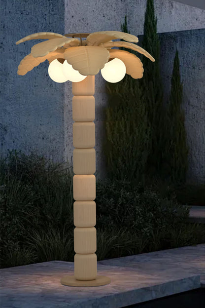 Coconut Tree Outdoor Floor Lamp - view 5 | everlamps