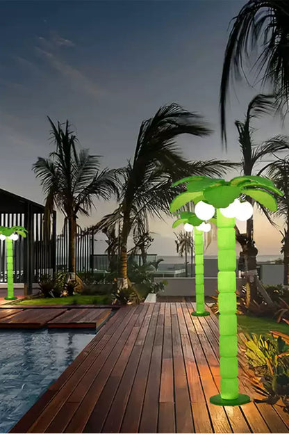 Coconut Tree Outdoor Floor Lamp - view 18 | everlamps