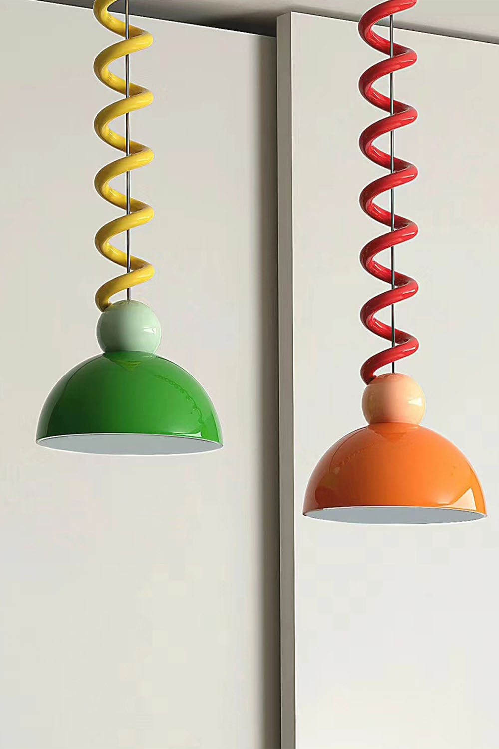 Coil Spring Pendant Light - view 3 | everlamps