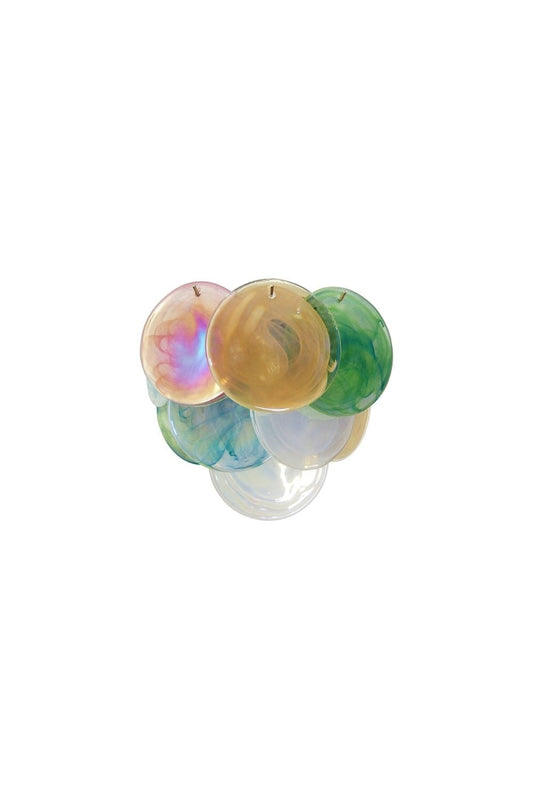 Colorful Art Glass Discs Wall Lamp | everlamps