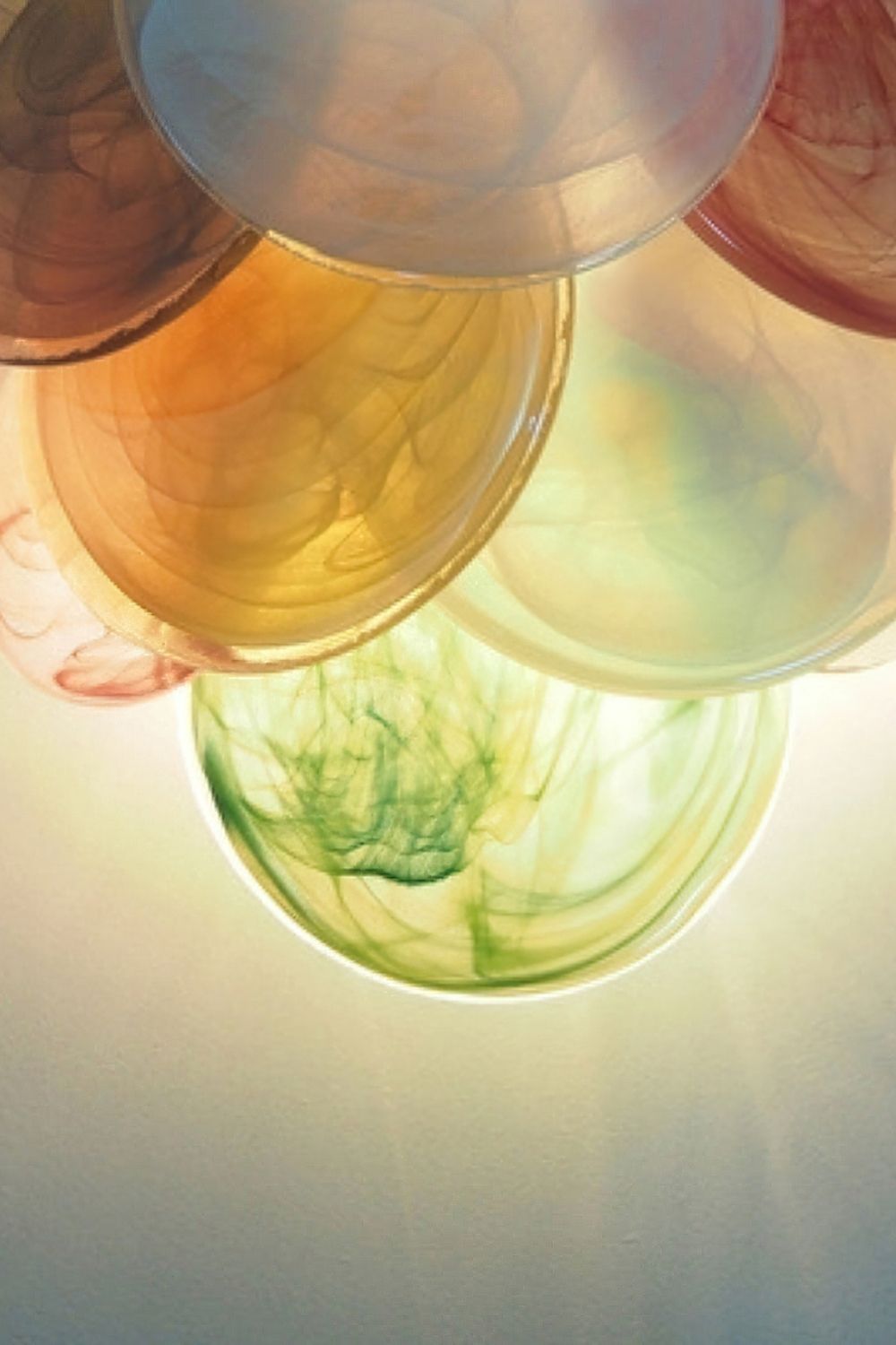 Colorful Art Glass Discs Wall Lamp - view 15 | everlamps