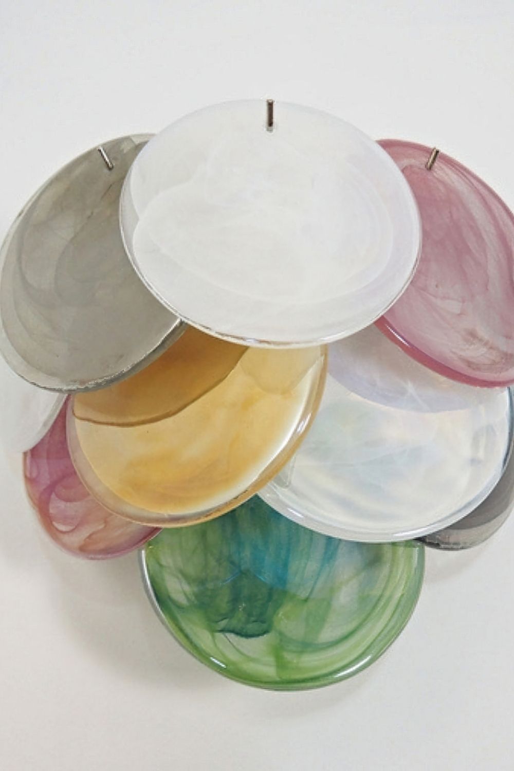 Colorful Art Glass Discs Wall Lamp - view 16 | everlamps