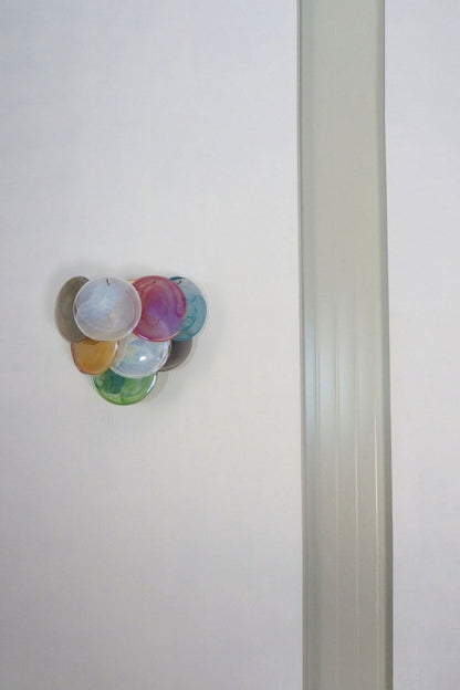 Colorful Art Glass Discs Wall Lamp - view 4 | everlamps