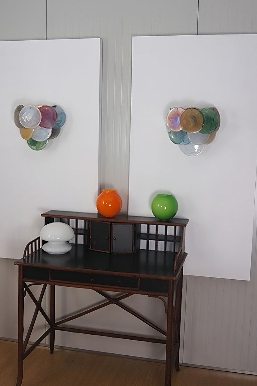 Colorful Art Glass Discs Wall Lamp - view 7 | everlamps