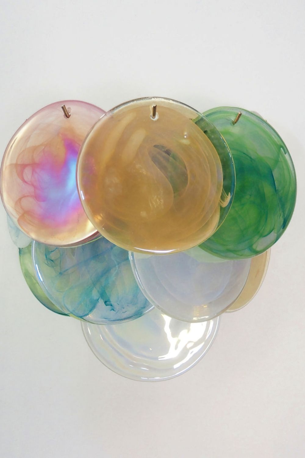 Colorful Art Glass Discs Wall Lamp - view 10 | everlamps