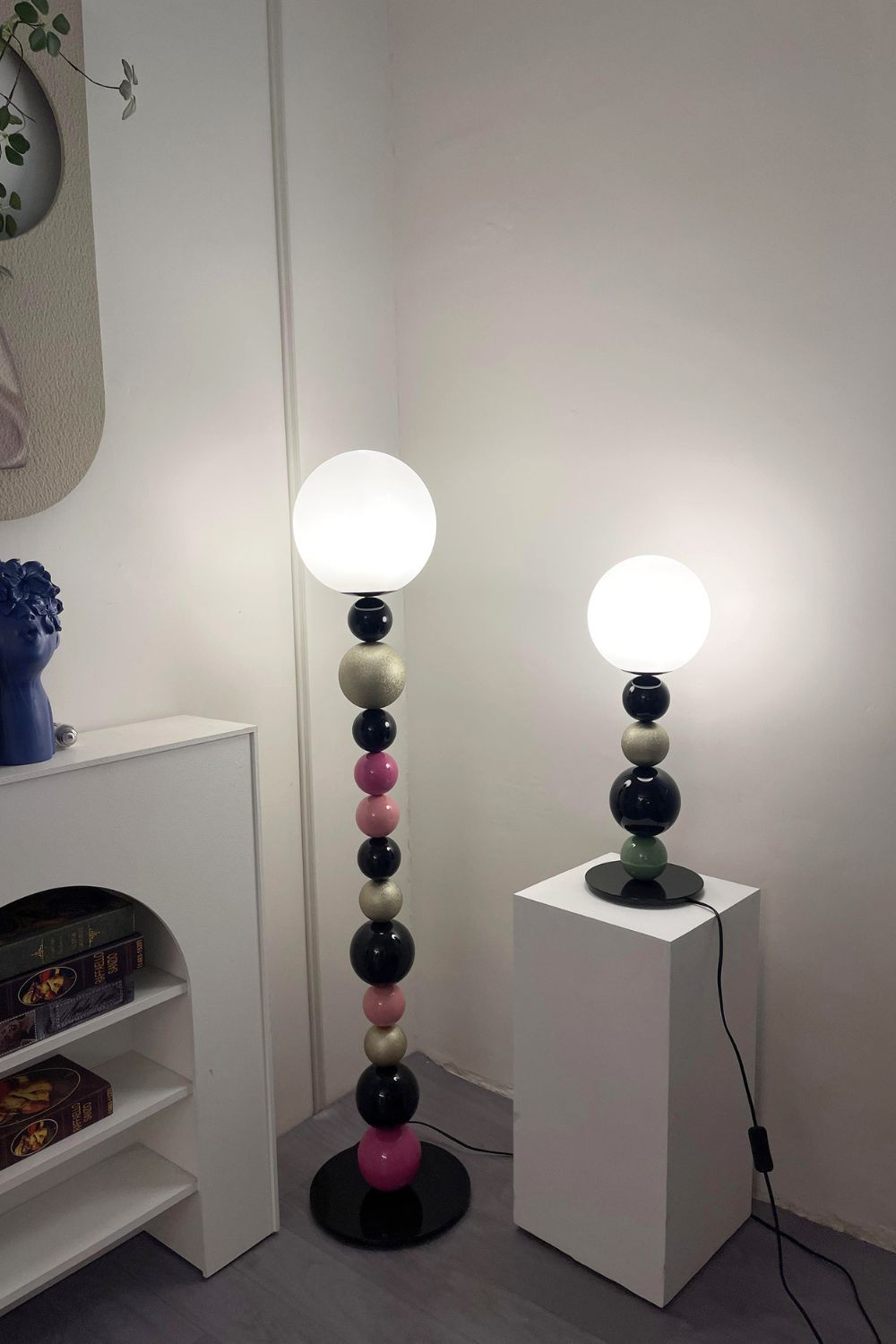 Colorful Round Ball Floor Lamp - view 4 | everlamps