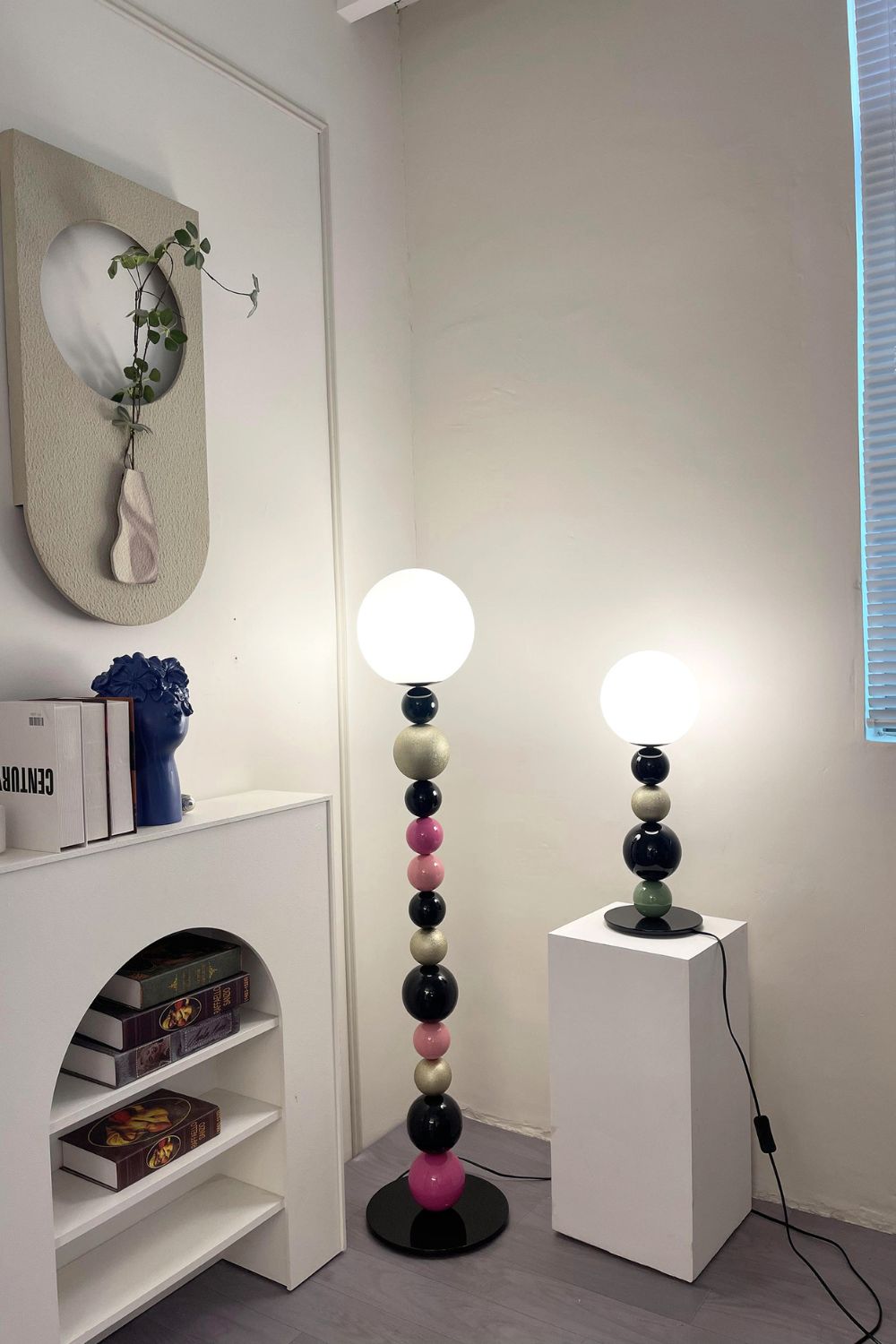 Colorful Round Ball Floor Lamp - view 5 | everlamps