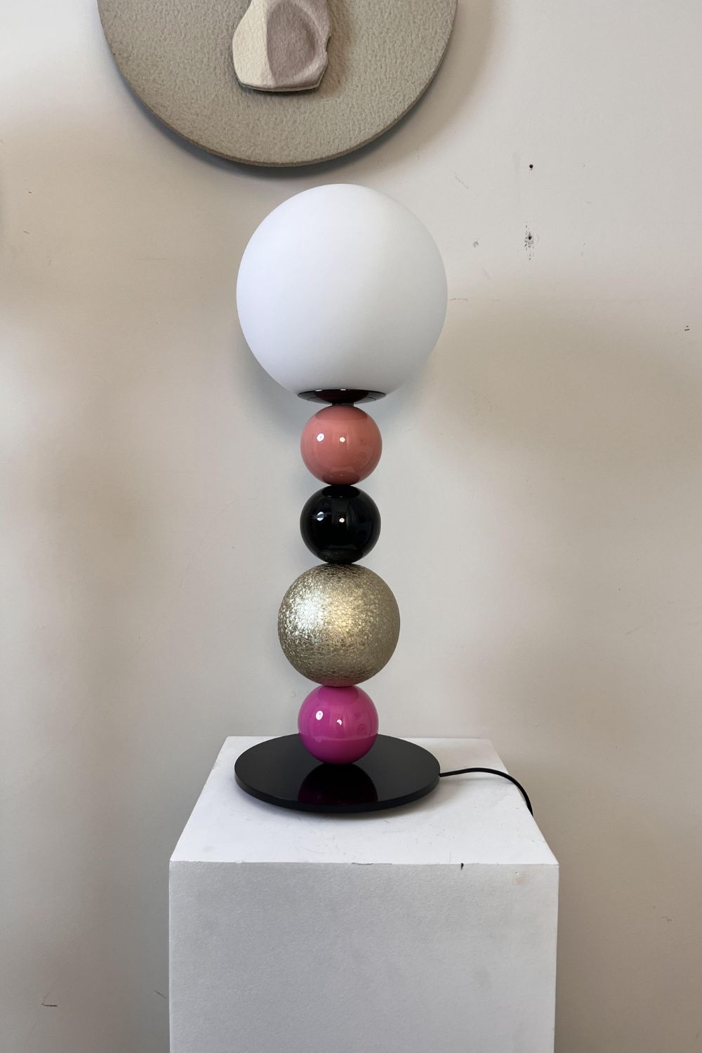 Colorful Round Ball Table Lamp - view 3 | everlamps