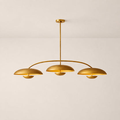 Orvyn 3-Disc Linear Metal Chandelier